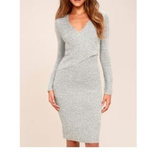 Lulus sweater midi dress